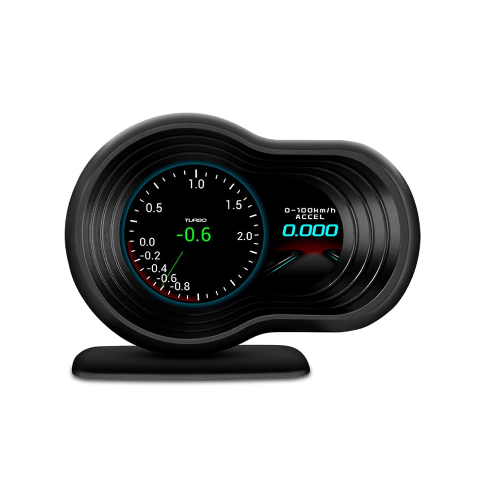 F9 Navigator Smart Digital Meter OBD-2/GPS wyświetlacz diagnostyczny np. doładowanie, temperatura oleju, obroty, pomiary, odczyt/kasowanie błędów ECU