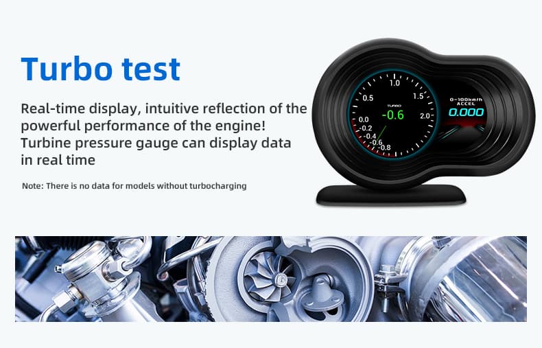 F9 Navigator Smart Digital Meter OBD-2/GPS wyświetlacz diagnostyczny np. doładowanie, temperatura oleju, obroty, pomiary, odczyt/kasowanie błędów ECU