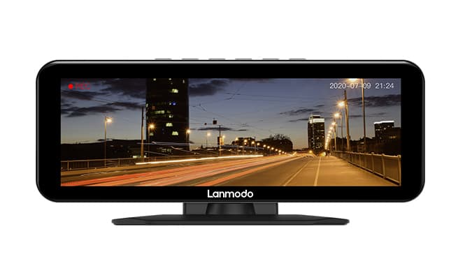 LANMODO VAST PRO kamera Night Vision (przód+tył) + nagrywanie Full HD - noktowizor samochodowy (II generacja Vast 2021)