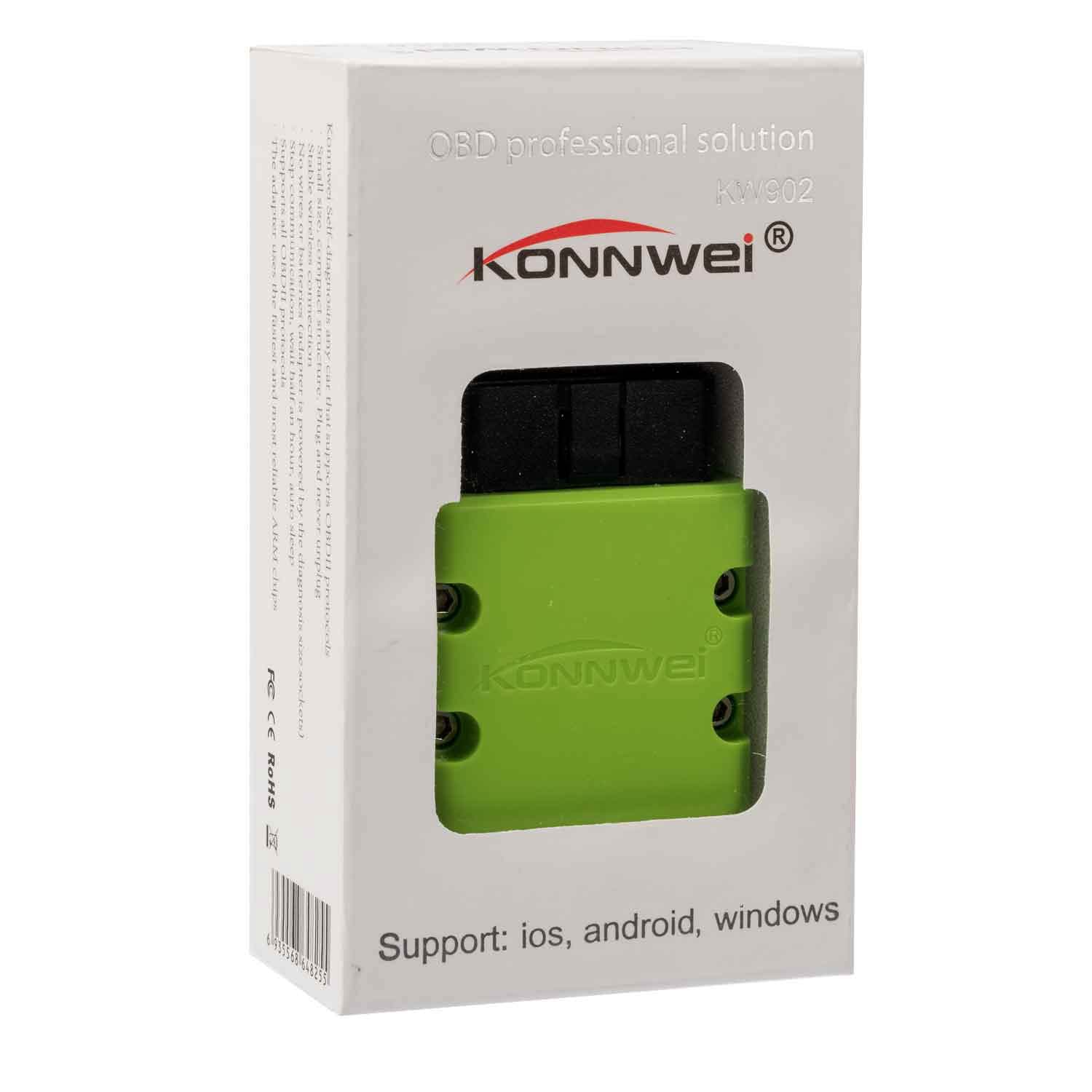 Diagnostyka motocykli Yamaha - zestaw interfejs OBD-2 Konnwei KW902 + adapter 4-pin - Łódź, Zbąszyńska 2