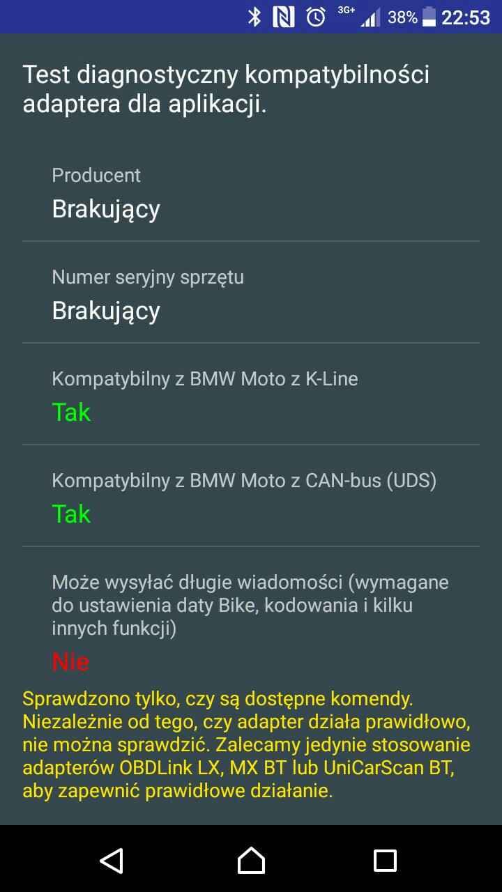 OBDLink LX interfejs diagnostyczny OBD-2 + adapter 10pin do motocykli BMW MOTOSCAN