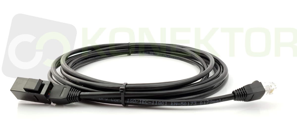 Przedłużacz kabla mikrofonowego 500cm do AnyTone Apollo Road Blues / CRT Mike WTYKI RJ-45