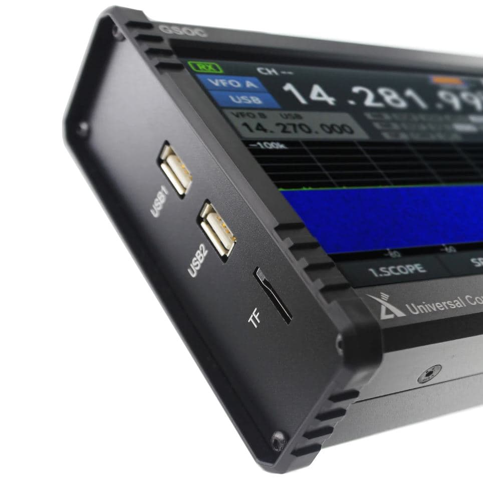 XIEGU G90 + GSOC radiotelefon amatorski HF 20W, SDR, ATU, kolorowy wyświetlacz, wodospad + panadapter