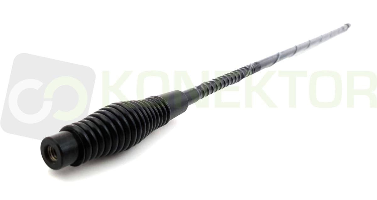PIRAT V4 (nie świszczy) Oryginalna antena CB magnesowa helikalna 62cm magnes neodymowy kabel 5m