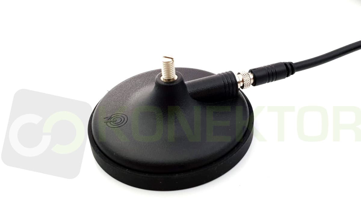 PIRAT V4 (nie świszczy) Oryginalna antena CB magnesowa helikalna 62cm magnes neodymowy kabel 5m