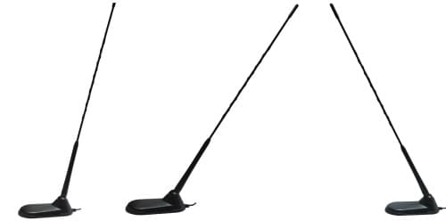 President New York antena CB 52cm - dyskretny wygląd jak antena FM super mocny magnes (President Virginia z pochyleniem)