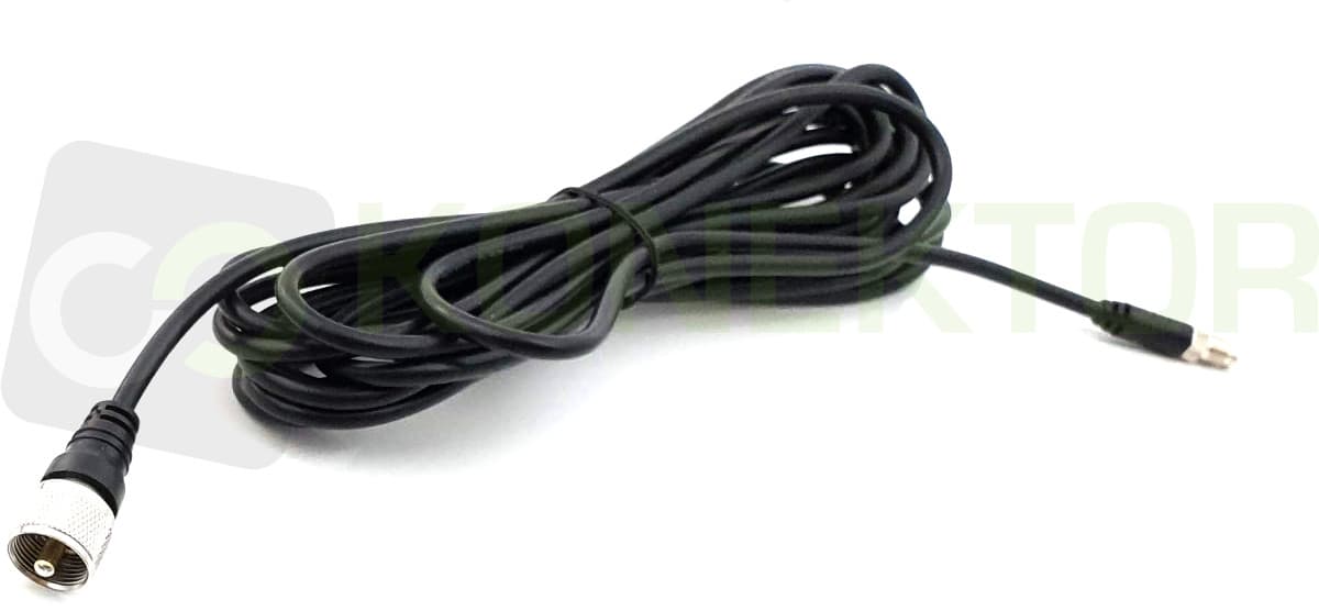 PIRAT V4 (nie świszczy) Oryginalna antena CB magnesowa helikalna 62cm magnes neodymowy kabel 5m