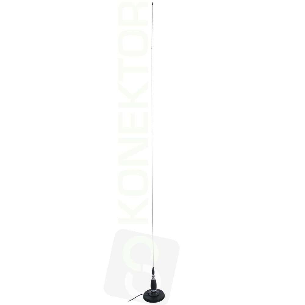 SIRIO MEGAWATT 4000 MAG 145 (magnes 16cm) Antena CB magnesowa 205cm dłuższy kabel 5m
