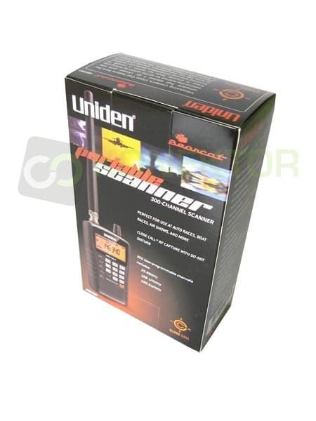 Skaner UNIDEN UBC75XLT + antena teleskopowa 60cm Nagoya NA-707 BNC (CB radio, pasmo lotnicze, UHF, VHF) UBC 75 XLT