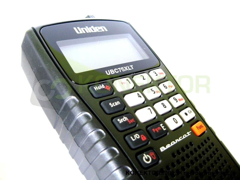 Skaner UNIDEN UBC75XLT + antena teleskopowa 60cm Nagoya NA-707 BNC (CB radio, pasmo lotnicze, UHF, VHF) UBC 75 XLT