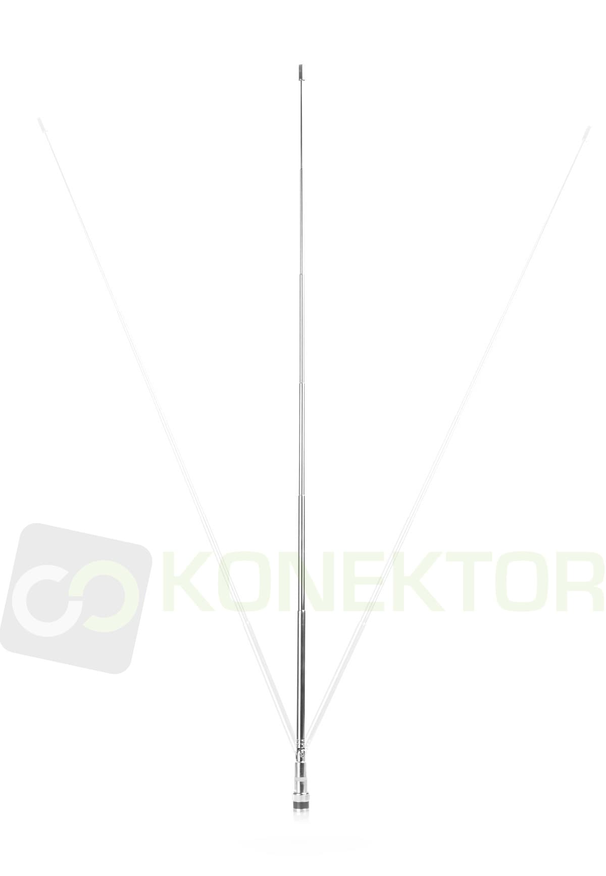 Skaner UNIDEN UBC75XLT + antena teleskopowa 60cm Nagoya NA-707 BNC (CB radio, pasmo lotnicze, UHF, VHF) UBC 75 XLT