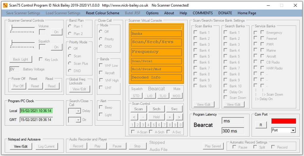 Skaner UNIDEN UBC75XLT + antena teleskopowa 60cm Nagoya NA-707 BNC (CB radio, pasmo lotnicze, UHF, VHF) UBC 75 XLT