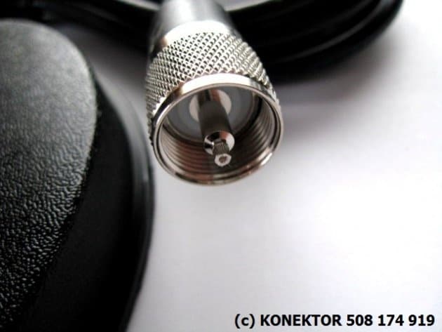 SIRIO TURBO 800 PL + magnes 16cm SIRIO Antena CB magnesowa 84cm kabel 3,60m
