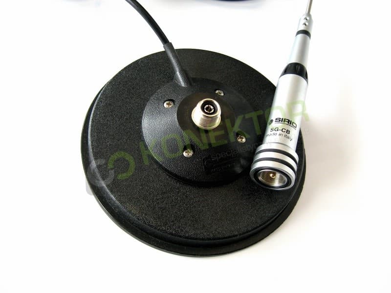 SIRIO SG-CB 1000 (SGCB1000) + SIRIO MAG 145 PL Antena CB magnesowa 100cm kabel 3,60m