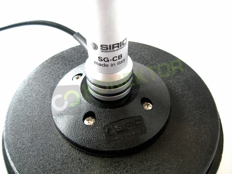 SIRIO SG-CB 1000 (SGCB1000) + SIRIO MAG 145 PL Antena CB magnesowa 100cm kabel 3,60m
