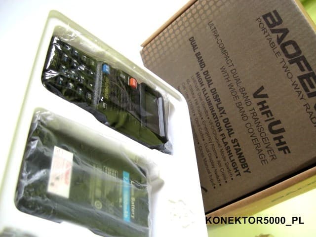 Baofeng UV-5R (UV5R) duobander + kabel do programowania