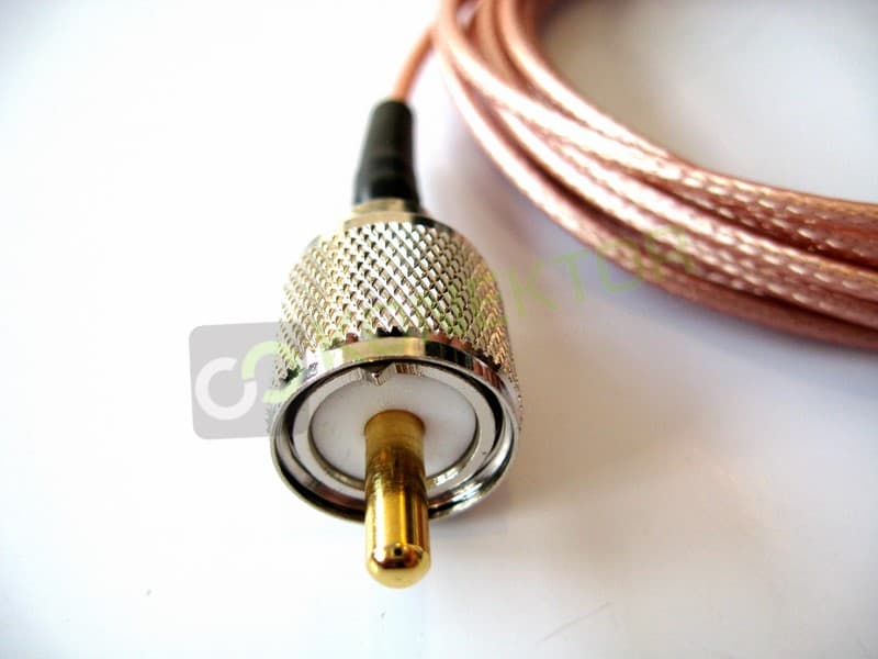 Nagoya RB-700 uchwyt bagażnikowy + okablowanie TFL-316 supercienki kabel 2.35mm długość 6m + wtyk UC-1 do radia