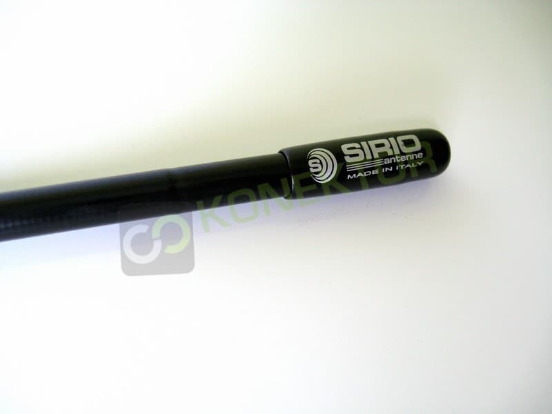 SIRIO DELTA 27 Antena CB helikalna montażowa (do montażu) 95cm kabel 4m + uchwyt RELINGOWY