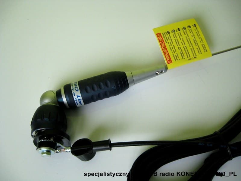 SIRIO TURBO 3000 z kablem 4m Antena CB montażowa 171cm (szybkie pochylanie)