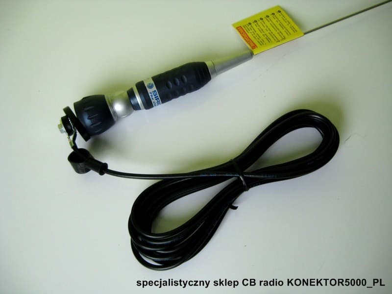 SIRIO TURBO 3000 z kablem 4m Antena CB montażowa 171cm (szybkie pochylanie)