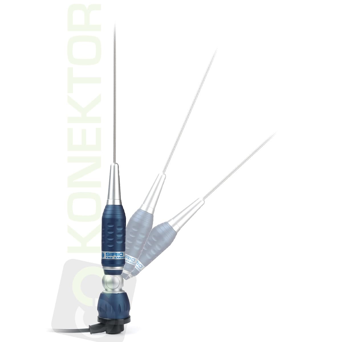 SIRIO TURBO 3000 z kablem 4m Antena CB montażowa 171cm (szybkie pochylanie)