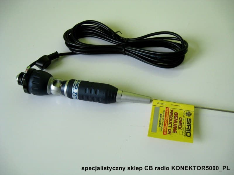 SIRIO TURBO 1000 z kablem 4m (115cm, szybkie pochylanie) + UCHWYT KLAPOWY SF-40