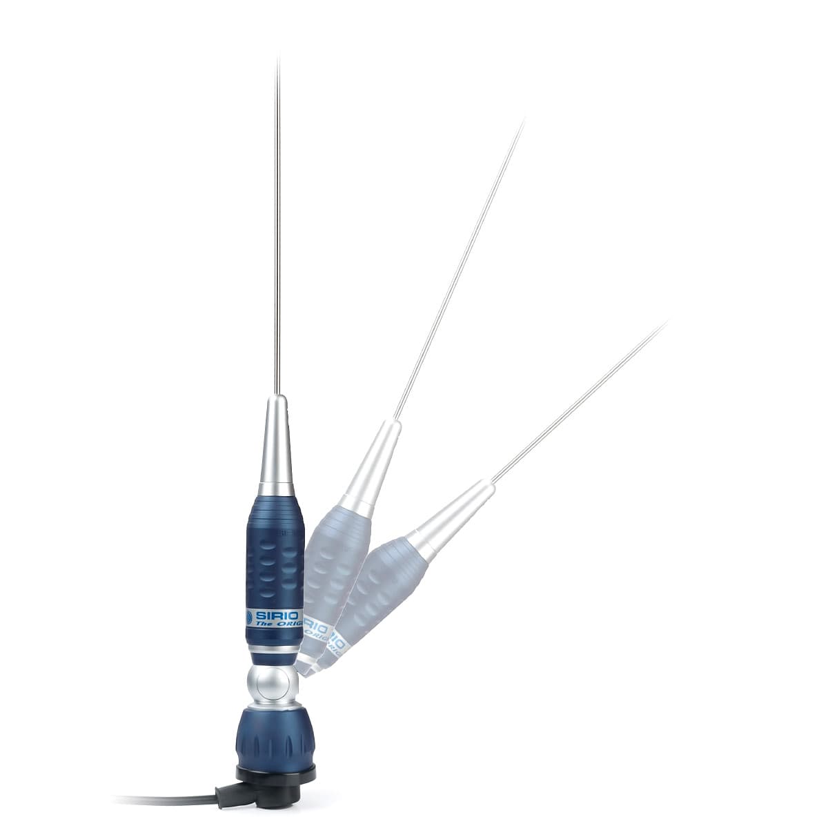SIRIO TURBO 2000 z kablem 4m Antena CB montażowa 145cm (szybkie pochylanie)
