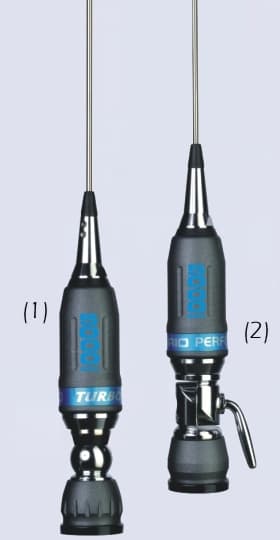 SIRIO PERFORMER 5000 z kablem 4m Antena CB montażowa 196cm + uchwyt relingowy BRV-3