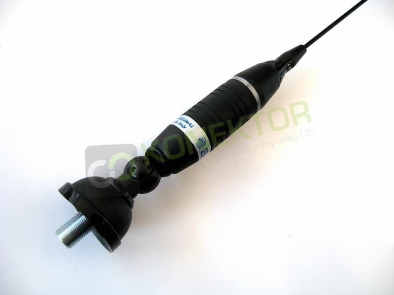 SIRIO OMEGA 27 Antena CB 95cm kabel 4m + UCHWYT KLAPOWY PRESIDENT KF-150