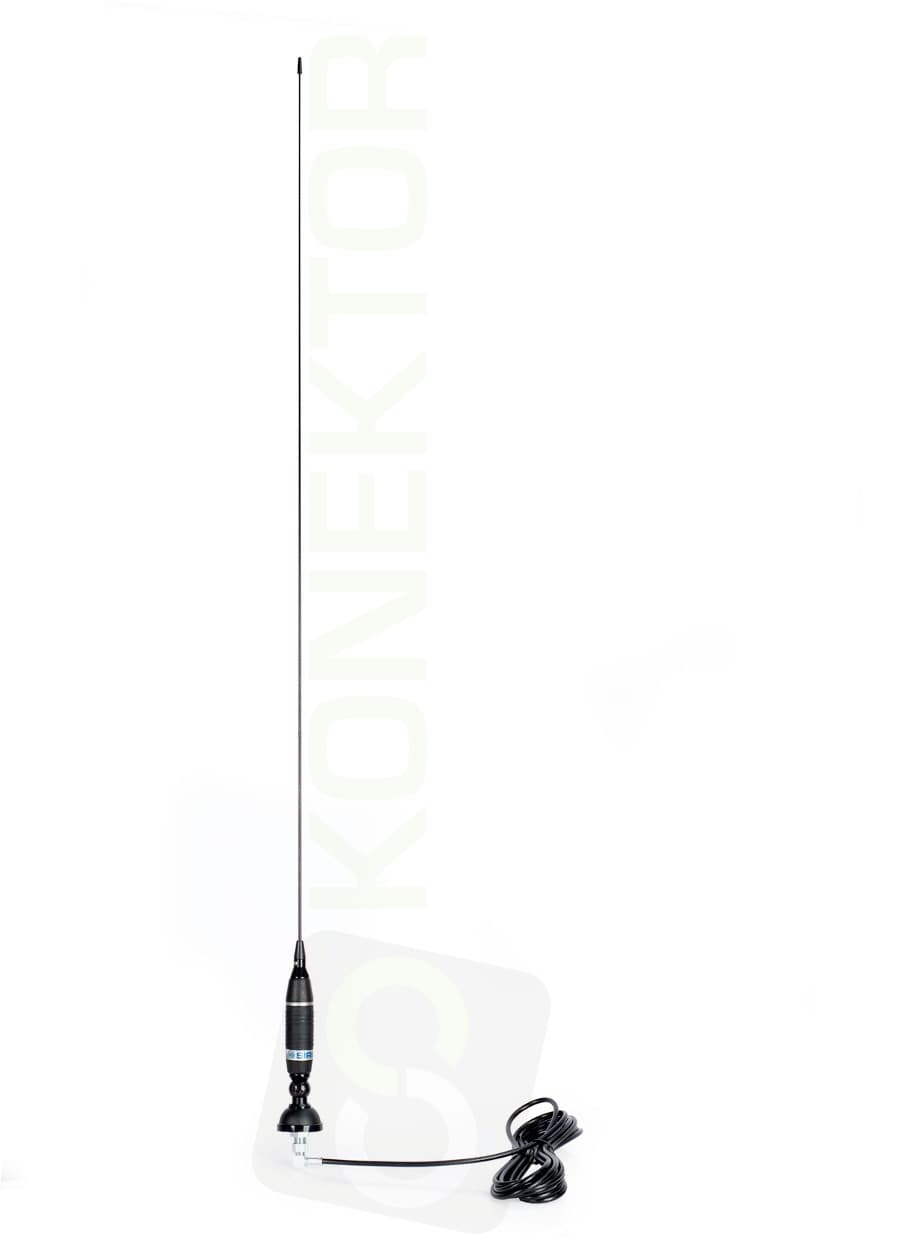 SIRIO OMEGA 27 Antena CB 95cm kabel 4m + UCHWYT KLAPOWY PRESIDENT KF-150