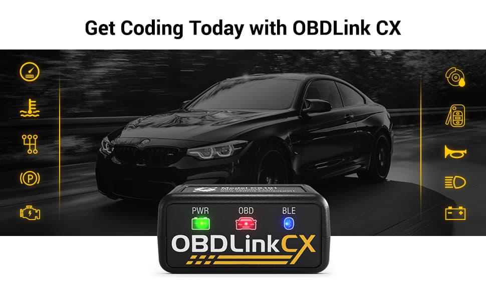 OBDLink CX interfejs diagnostyczny do BMW MINI adapter OBD-2 Android/iOS - polecany do BimmerCode BimmerLink