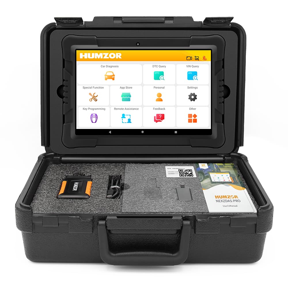 NEXZDAS PRO profesjonalny interfejs diagnostyczny OBD-2 - 100% legalny - warsztatowy - obsługa 85 marek, tablet 9.6", polski język