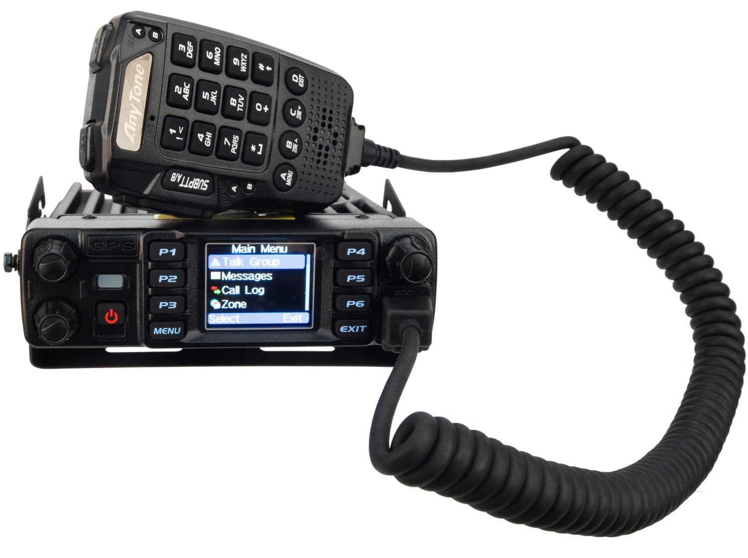 AnyTone AT-D578UV II PLUS BT GPS APRS radiostacja DMR 50W wersja EXPORT VHF/UHF (136-174MHz, 400-480MHz, airband)