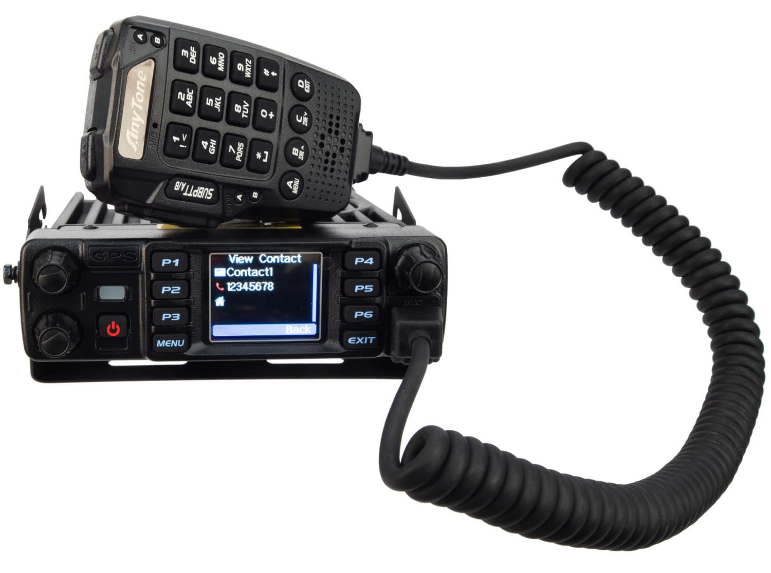 AnyTone AT-D578UV II PLUS BT GPS APRS radiostacja DMR 50W wersja EXPORT VHF/UHF (136-174MHz, 400-480MHz, airband)