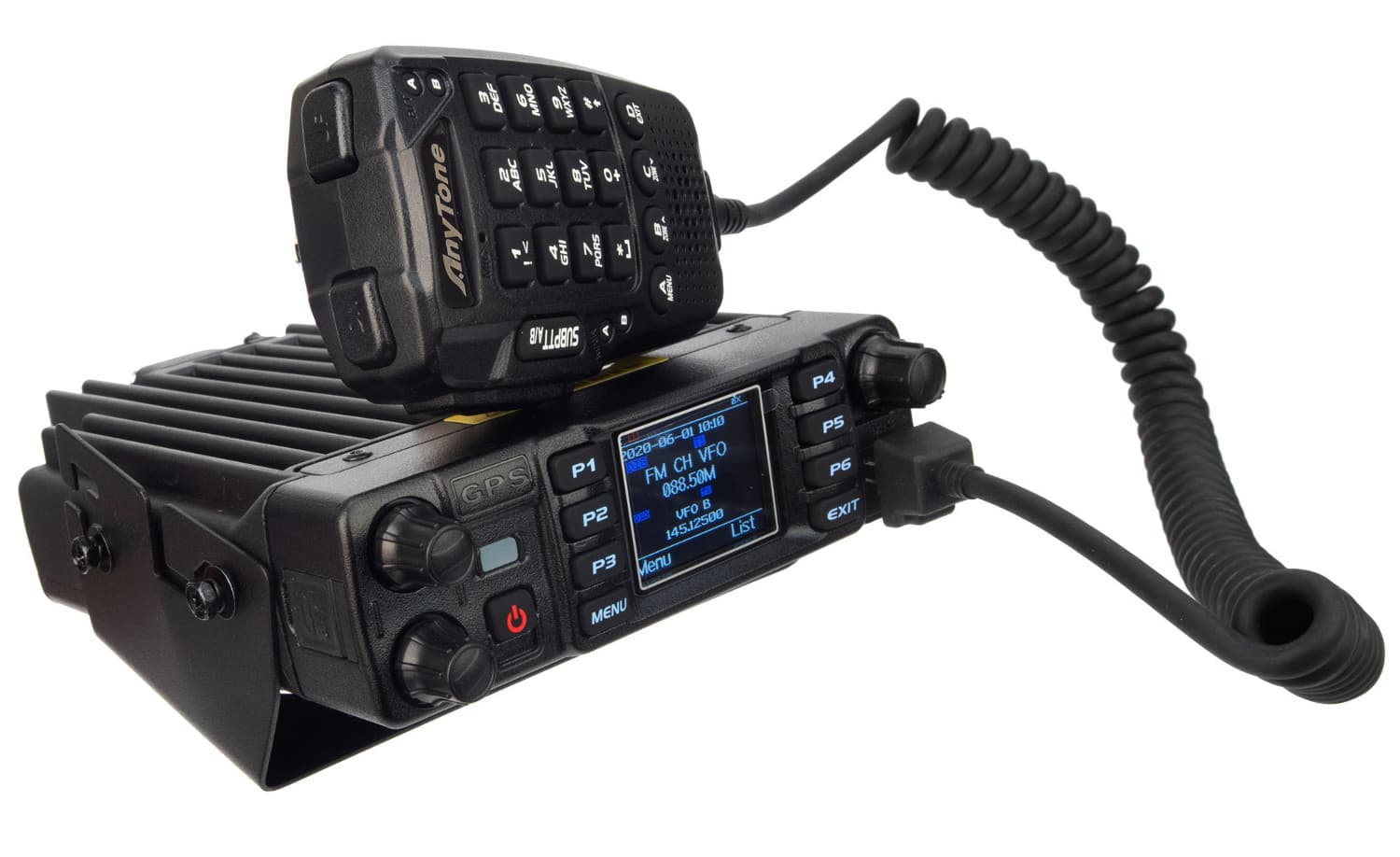 AnyTone AT-D578UV II PLUS BT GPS APRS radiostacja DMR 50W wersja EXPORT VHF/UHF (136-174MHz, 400-480MHz, airband)