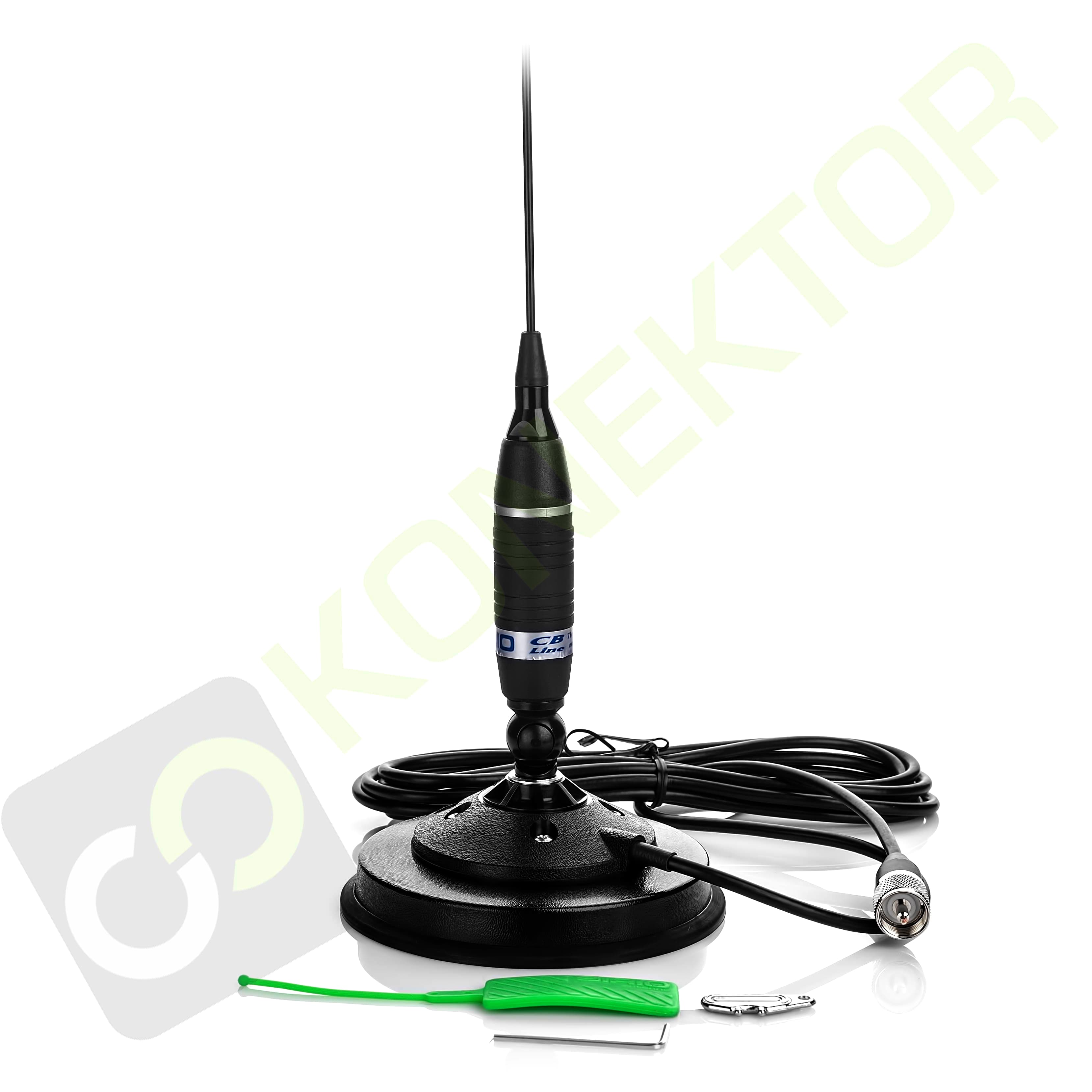 MIDLAND 88 + Sirio Omega 27 MAG 125 antena CB 95cm zestaw CB radio