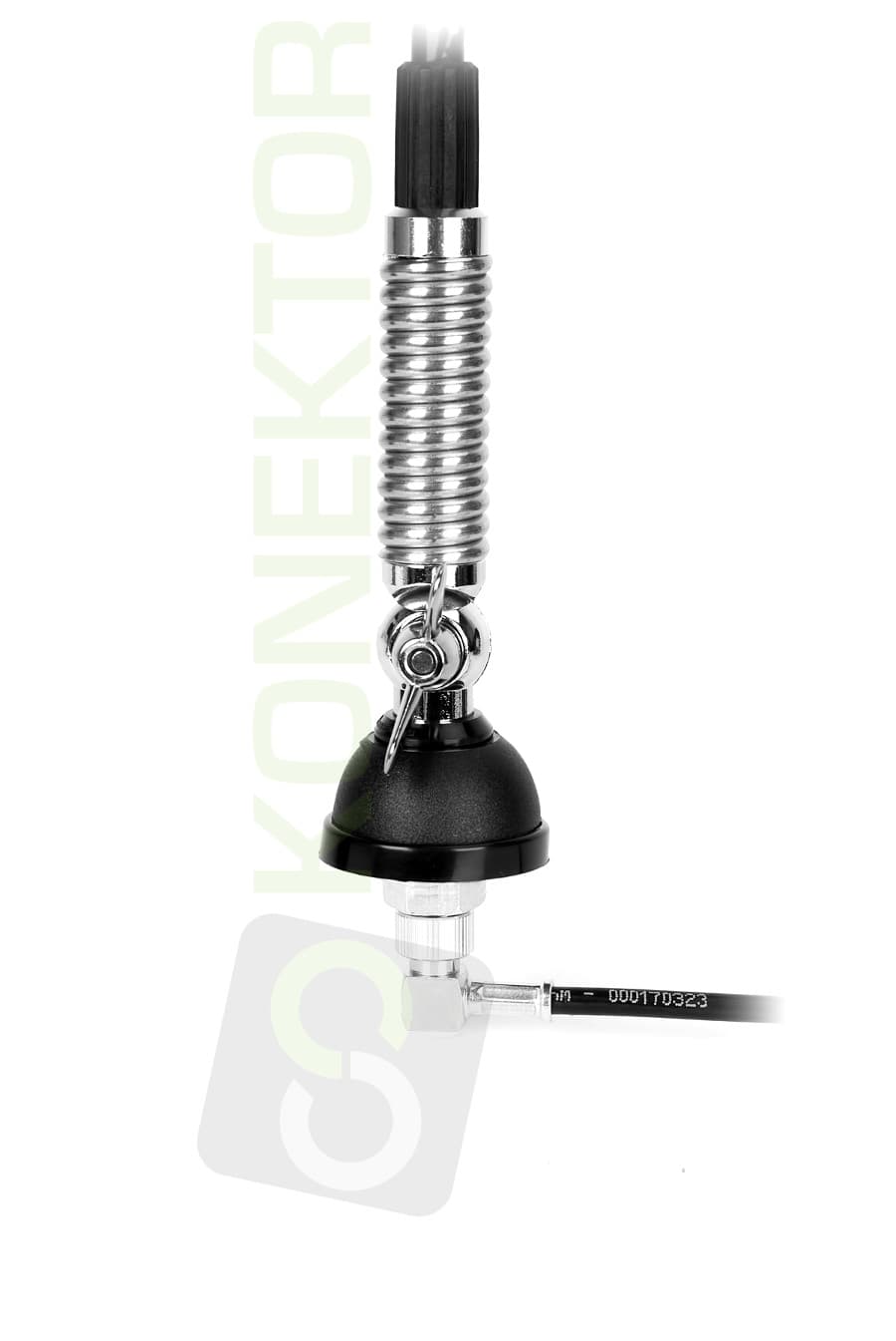 MIDLAND 88 + SIRIO T-3 27 Antena CB helikalna montażowa 62cm kabel 4m zestaw CB radio