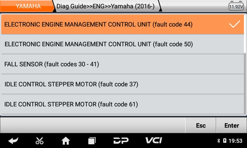 OBDSTAR MS50 interfejs diagnostyczny do motocykli i ATV (warsztatowy - marki azjatyckie i europejskie)