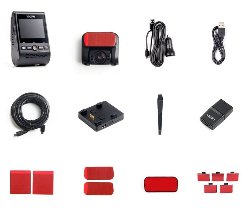Viofo A129 Plus Duo-G dyskretna kamera samochodowa przód 2K Quad HD + tył Full HD GPS, Sony Starvis, G-sensor, mikrofon, Wi-Fi, BT - Łódź, Zbąszyńska 2