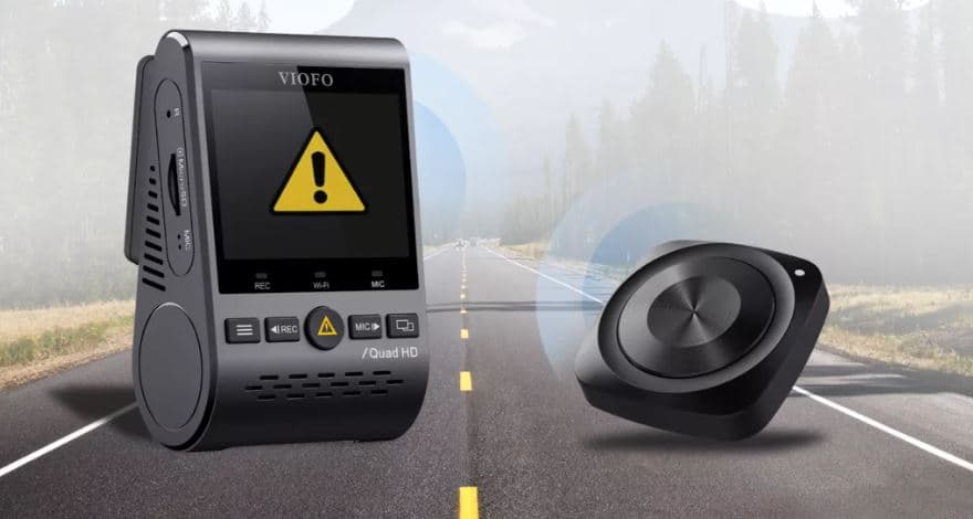Viofo A129 Plus Duo-G dyskretna kamera samochodowa przód 2K Quad HD + tył Full HD GPS, Sony Starvis, G-sensor, mikrofon, Wi-Fi, BT - Łódź, Zbąszyńska 2