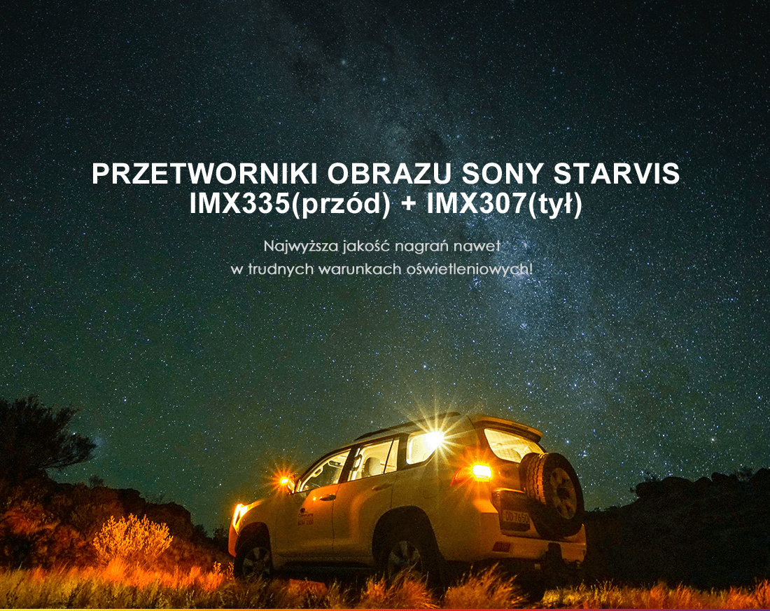 Viofo A129 Plus Duo-G dyskretna kamera samochodowa przód 2K Quad HD + tył Full HD GPS, Sony Starvis, G-sensor, mikrofon, Wi-Fi, BT - Łódź, Zbąszyńska 2