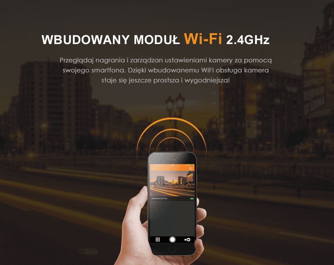 Viofo A129 Plus Duo-G dyskretna kamera samochodowa przód 2K Quad HD + tył Full HD GPS, Sony Starvis, G-sensor, mikrofon, Wi-Fi, BT - Łódź, Zbąszyńska 2