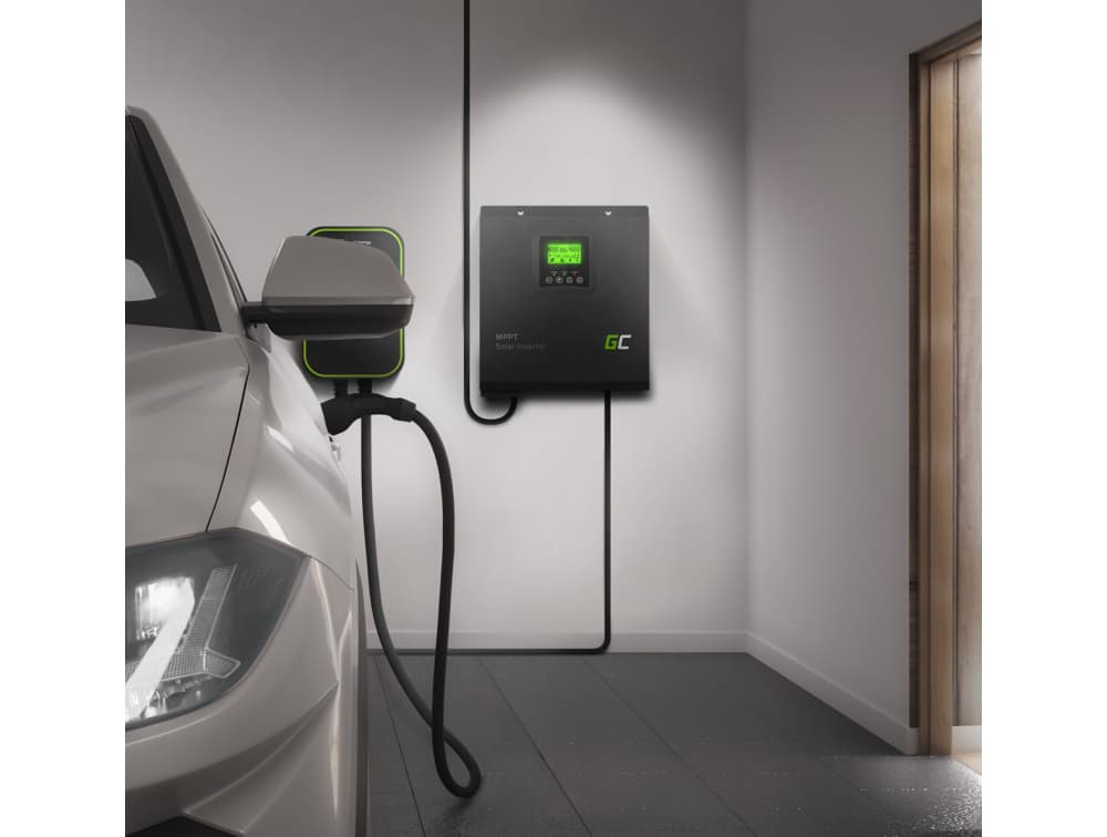Przetwornica solarna 2000W Green Cell falownik z kontrolerem MPPT 60A / 24VDC / 230VAC CZYSTY SINUS - PV18-2024