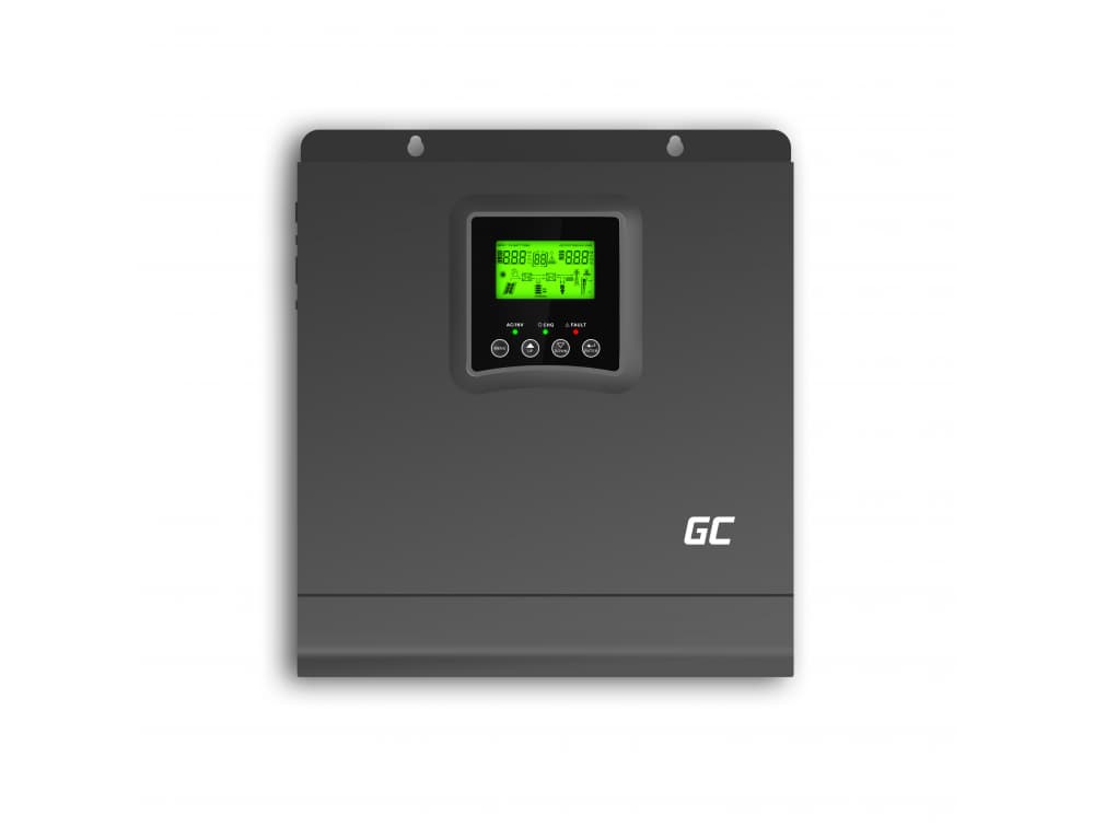Przetwornica solarna 2000W Green Cell falownik z kontrolerem MPPT 60A / 24VDC / 230VAC CZYSTY SINUS - PV18-2024