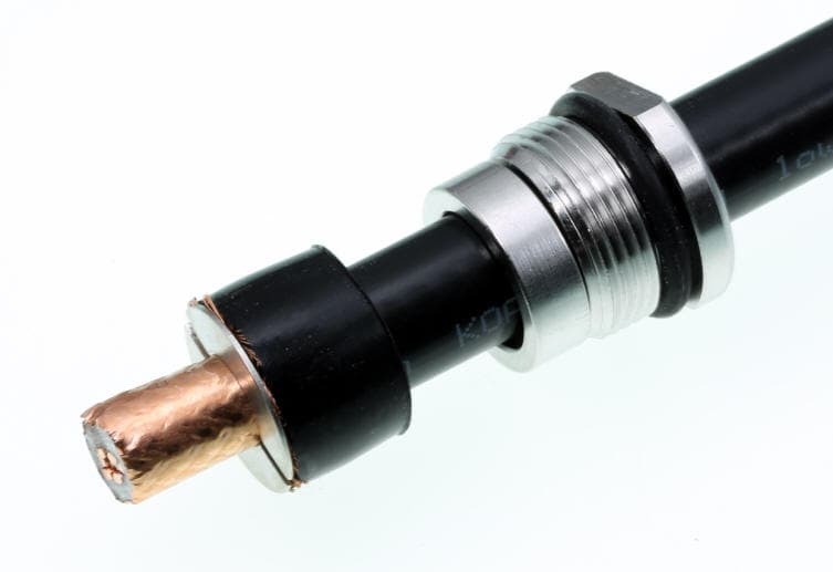 Gniazdo N żeńskie PTFE/GOLD skręcane na przewód 10mm RF-10 RG-213 H-1000 HyperFlex 10 (złącze N-F) - np. do anten Helium # KONEKTOR PRO #