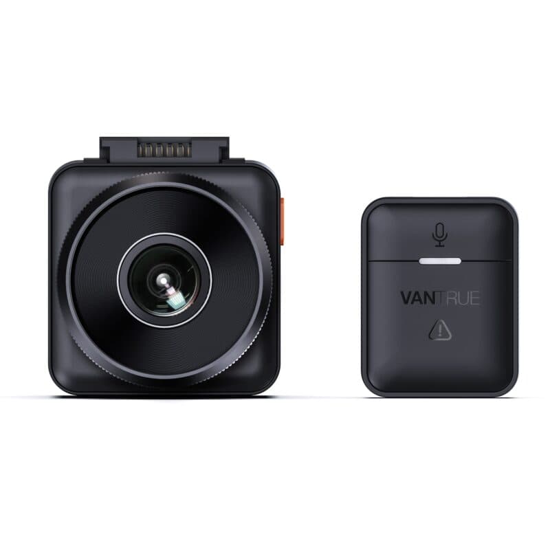 VANTRUE E1 2.7K Ultra HD wideorejestrator samochodowy + pilot sterujący w zestawie - kamera samochodowa Vantrue Element 1