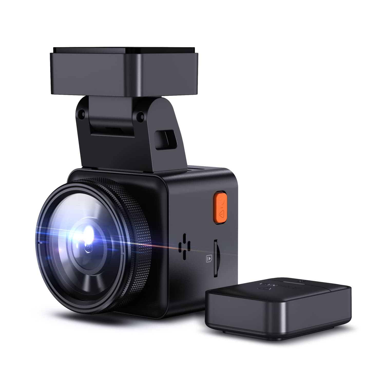 VANTRUE E1 2.7K Ultra HD wideorejestrator samochodowy + pilot sterujący w zestawie - kamera samochodowa Vantrue Element 1