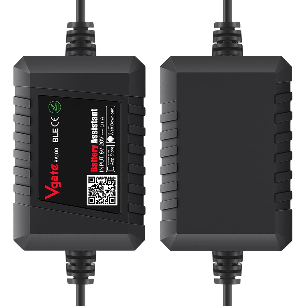Vgate BA100 tester akumulatorów 6V / 12V na smartfona - test ładowania, pod obciążeniem, żywotności itd. POLSKIE MENU