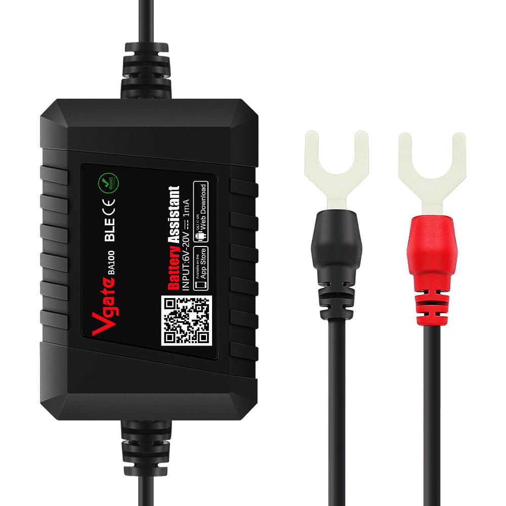 Vgate BA100 tester akumulatorów 6V / 12V na smartfona - test ładowania, pod obciążeniem, żywotności itd. POLSKIE MENU