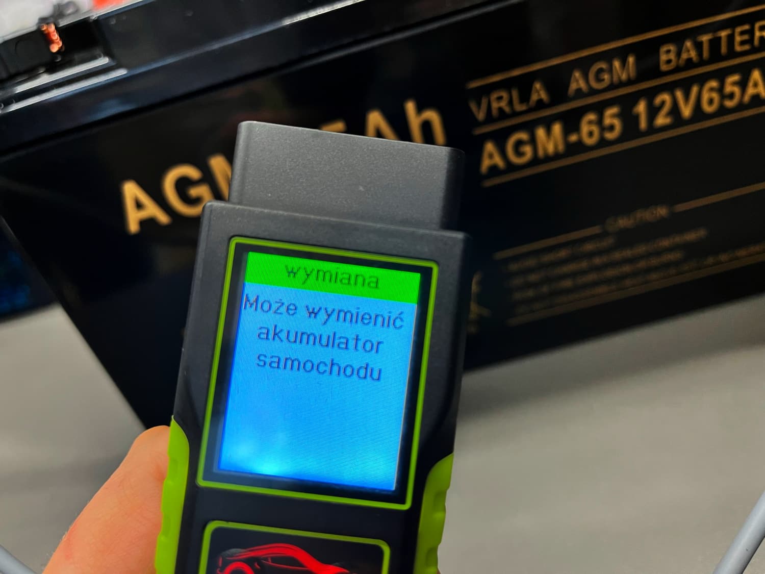 TOPDIAG BT400 PowerTool 4 in1 samochodowy tester zasilania (test baterii, podtrzymanie napięcia, piny OBD2, pobór prądu), POLSKIE MENU